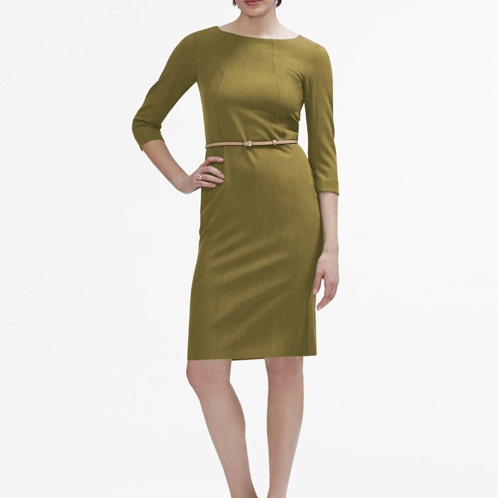 M.M.LaFleur Etsuko Dress | Olive Green-Brown